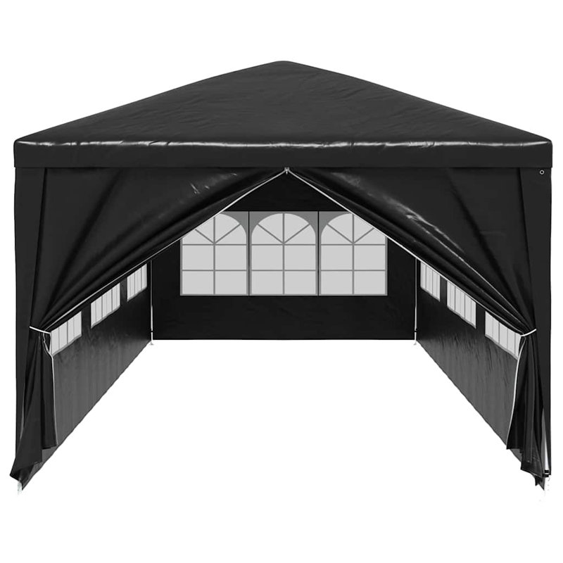 Party Tent Anthracite Polyethylene and Steel Large Outdoor Canopy Tent