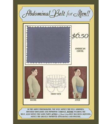«Abdominal Ceinture for Men», impression