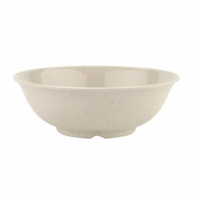 GET M-811-IR Round Melamine Serving Bowl, 1 Quart, Ironstone (Set of 12)