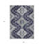 Tapis intérieur lavable 9 pi x 12 pi médaillon sauge