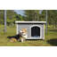 Niche pour chien d'extérieur moyenne en bois-309558291