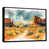 Black Floater Framed Canvas