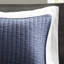 Courtepointe réversible bleu marine pour lit simple / simple TG, hygiénique et TG, choix de literie simple et élégant-121162268-121162267