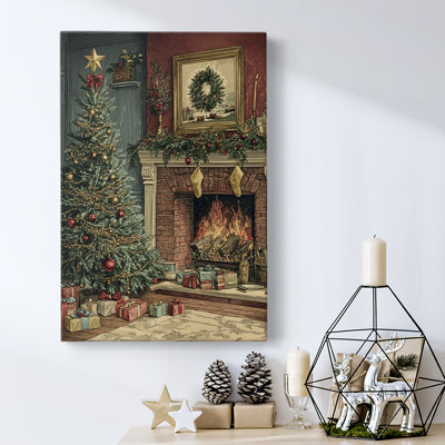 Art des Fêtes de Noël - Toile tendue avec châssis dxix