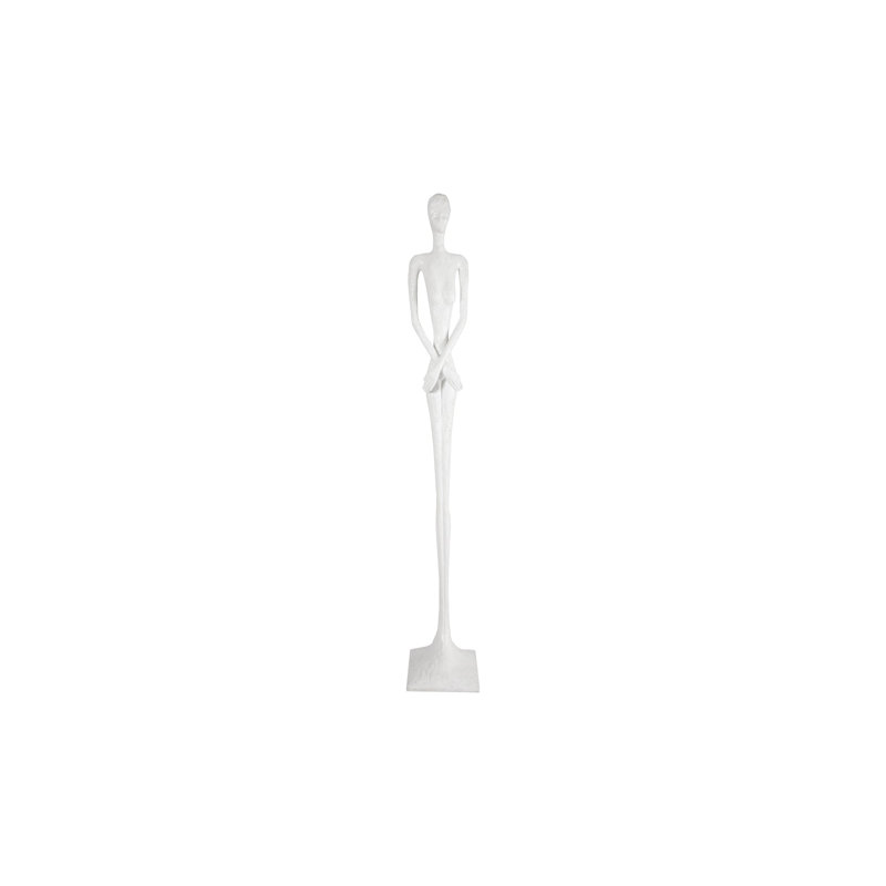 Lottie Skinny Female Statue, Gel Coat White