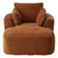 Très grand fauteuil inclinable en velours côtelé-2027066273
