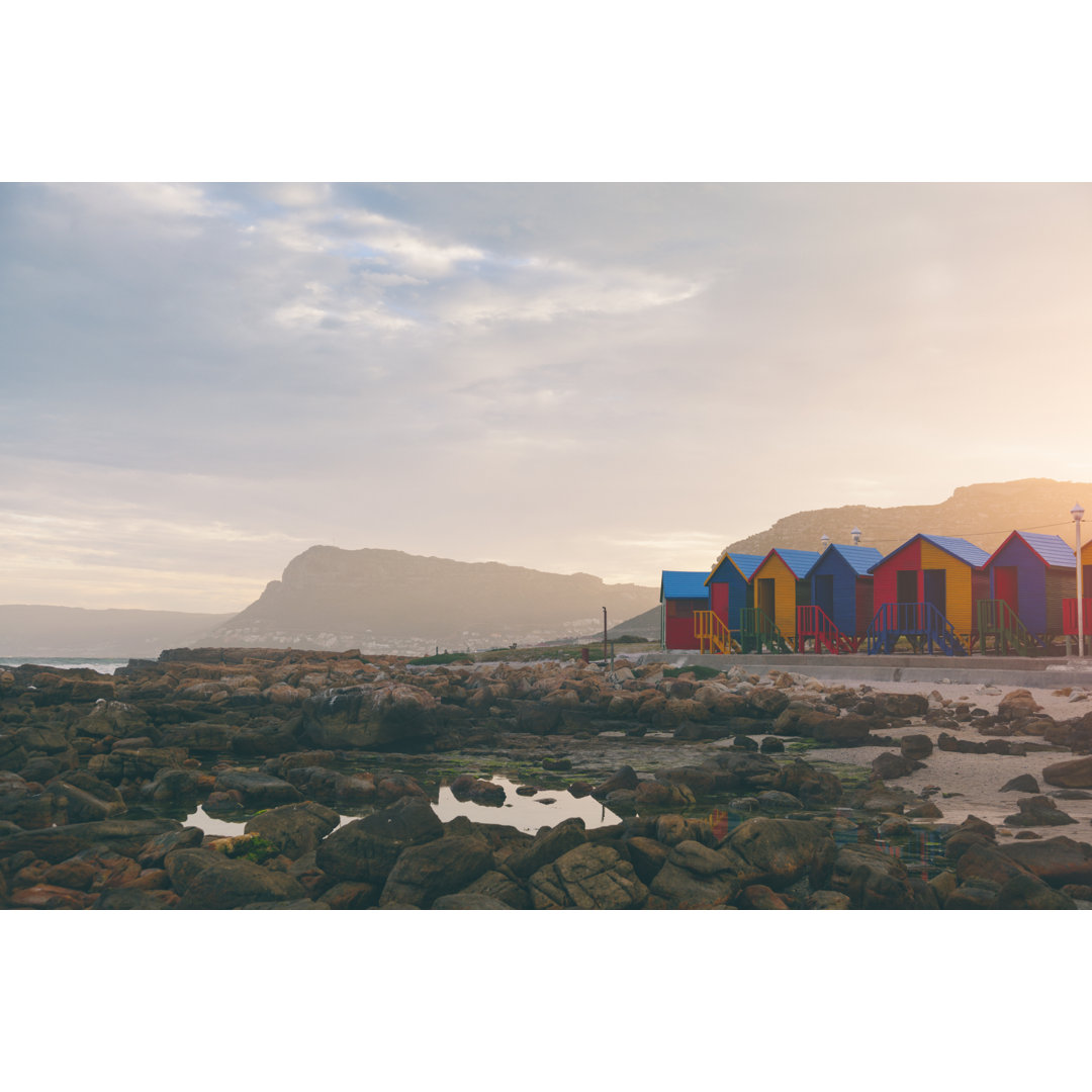 Der Strand von St. James bei Sonnenuntergang - Leinwandbild