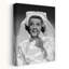 1950s BRIDE SCRATCHING NOSE AND LOOKING PUZZLED by Debrocke - Wrapped Canvas Print-564508883