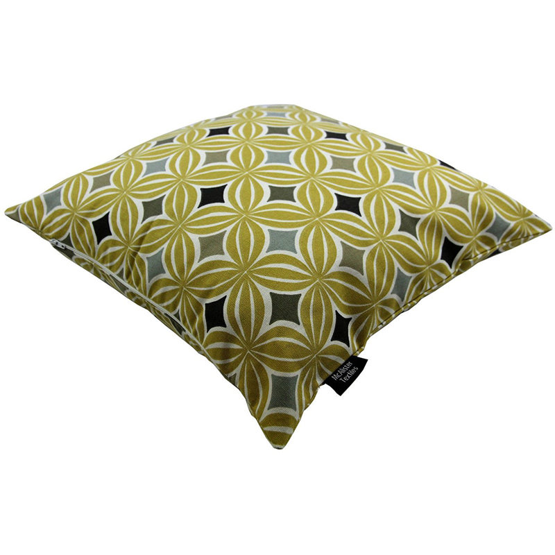 Amethy Geometric Square Cushion, 43 x 43cm, Blush Pink