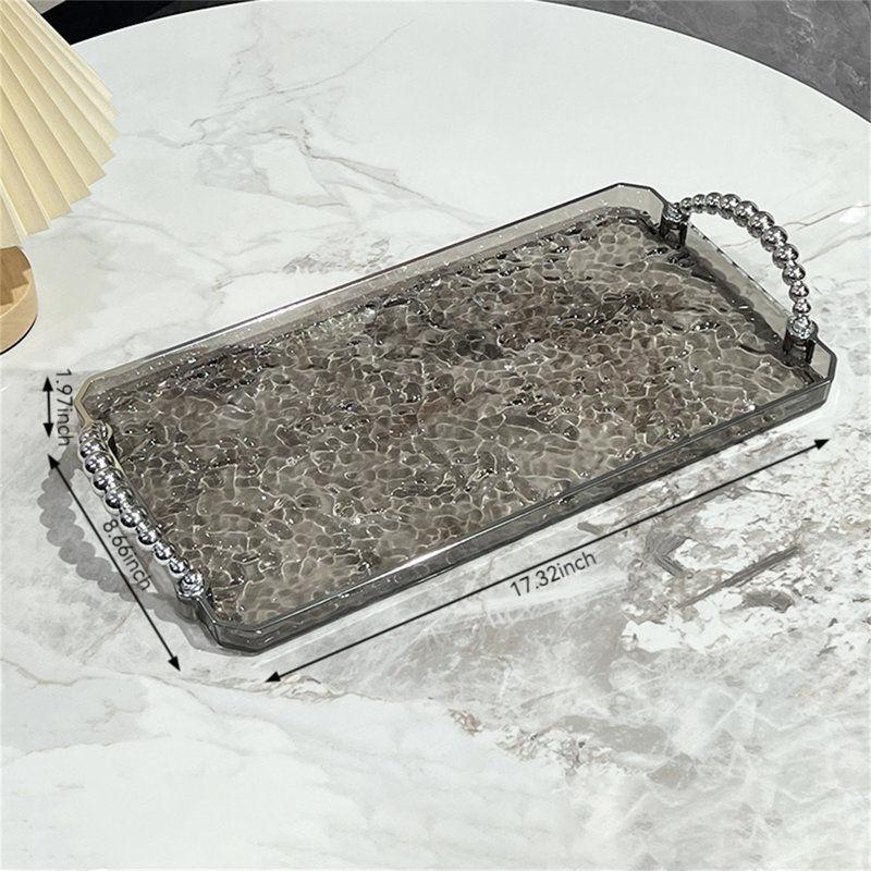 Morenike Plastic Tray, 1.97" H x 8.66" W x 17.32" D