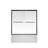 56-60"X58" Aluminum Frame Double Sliding Bathtub Screen,Bypass Bathroom Sliding Door With Premium 1/4" (6Mm) Clear Tempered Glass, Black Hardware Sliding Glass Shower Enclosure,Matte Black Finished-121059883