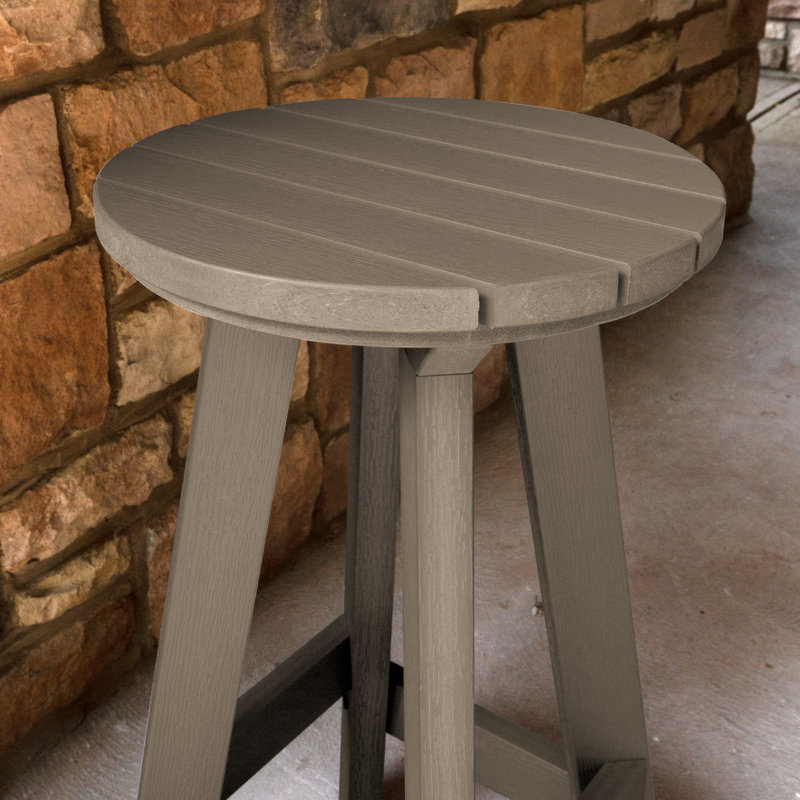 Tabouret de bar 15 po Preister, Brun bois