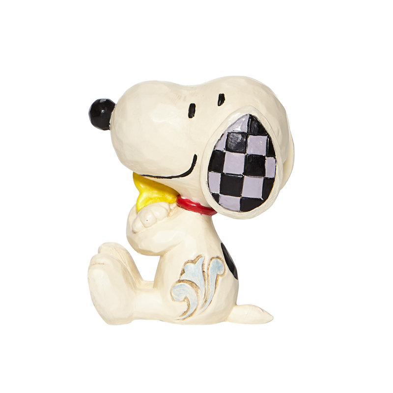 Figurine Peanuts par Jim Shore Mini Snoopy et Woodstock H 2,5 po