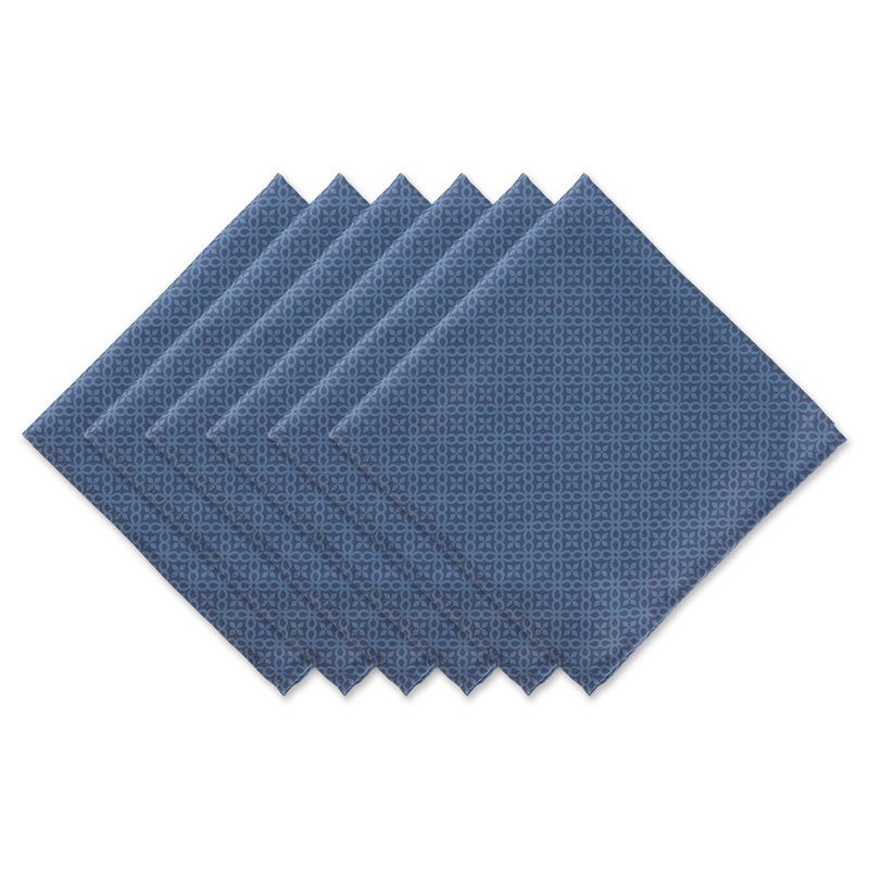 Serviette 20 po Jakevious, Bleu