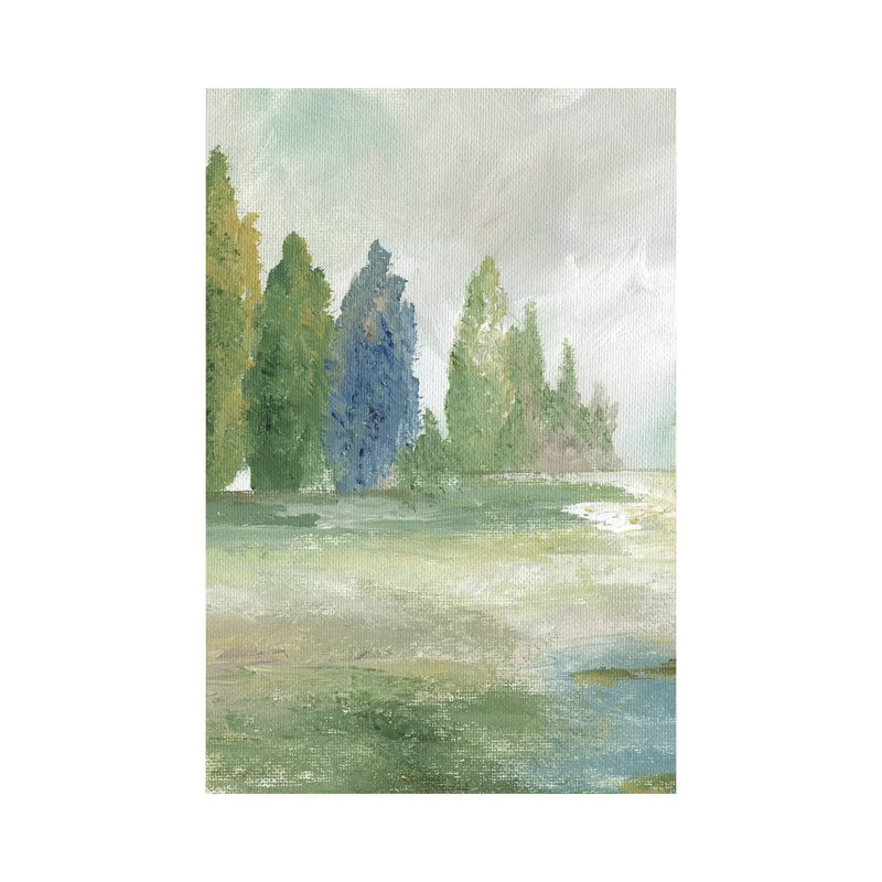 Jeweled Valley I - Painting on Canvas, Wrapped Canvas, 101.6 cm H x 66.04 cm W x 1.91 cm D