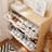 31.5 Inch Nordic Style Shoe Storage Cabinet With 2 Flip Drawers, Freestanding Organizer With Solid Wood Legs For Entryway, Narrow Shoe Rack Cabinet (White And Solid Wood Color Matched)