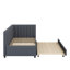 Lit de jour simple rembourré avec couchette-1089938017