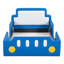 Lit plateforme simple avec roulettes