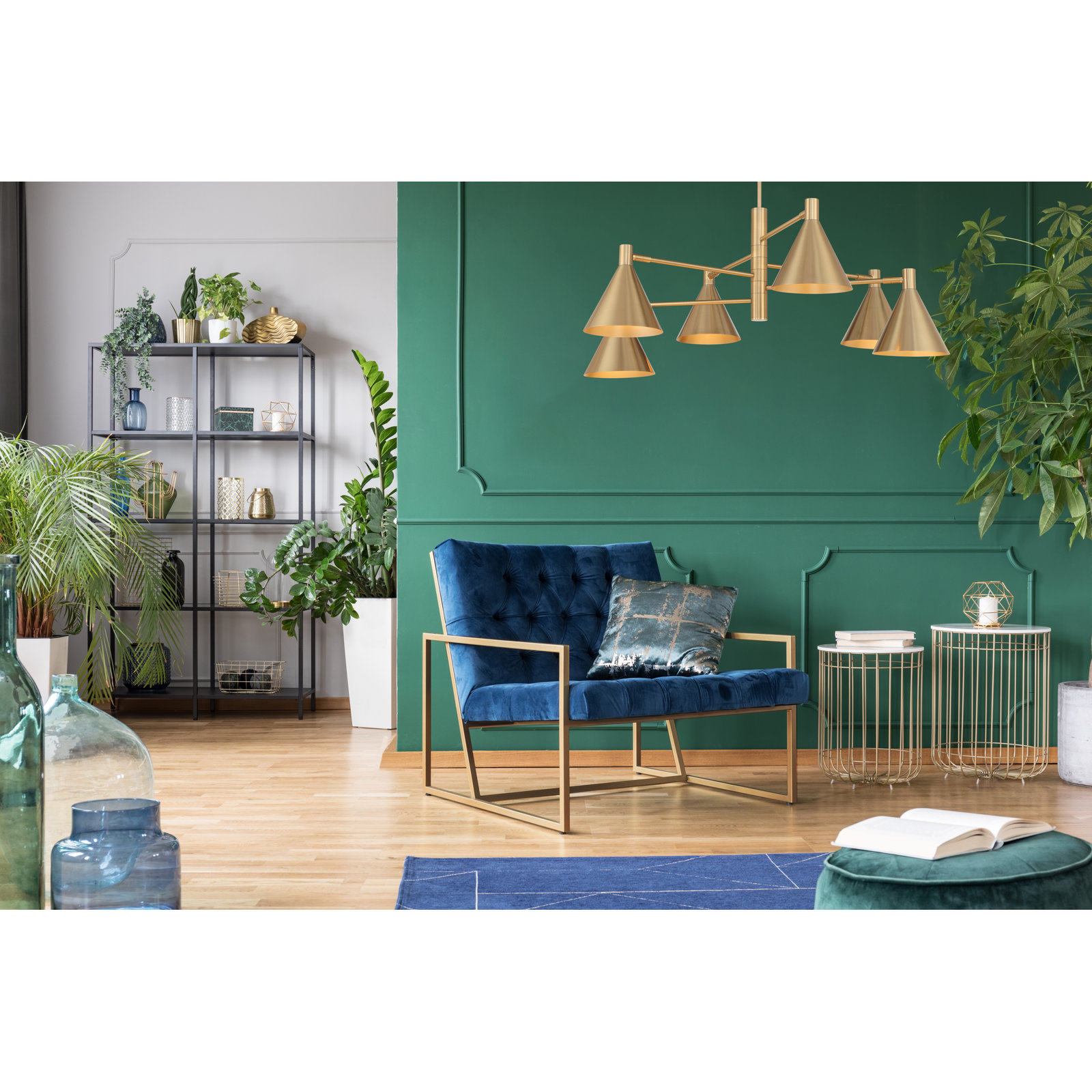 Moderne 6-Light Chandelier