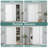 48"X80" Flat 2-Panel Smooth White Primed Molded Sliding Closet Doors With Installation Hardware Kit and Satin Nickel Flush Pull-119712236