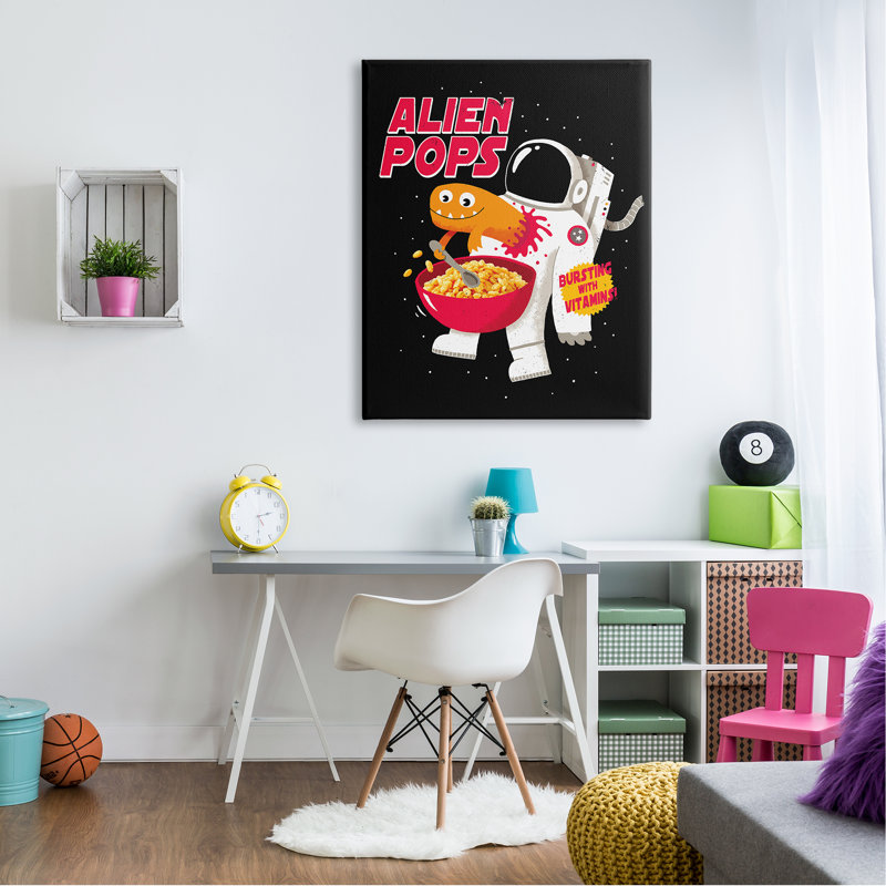 Céréales Alien Pops, Plaque murale, L 36 po x L 36 po