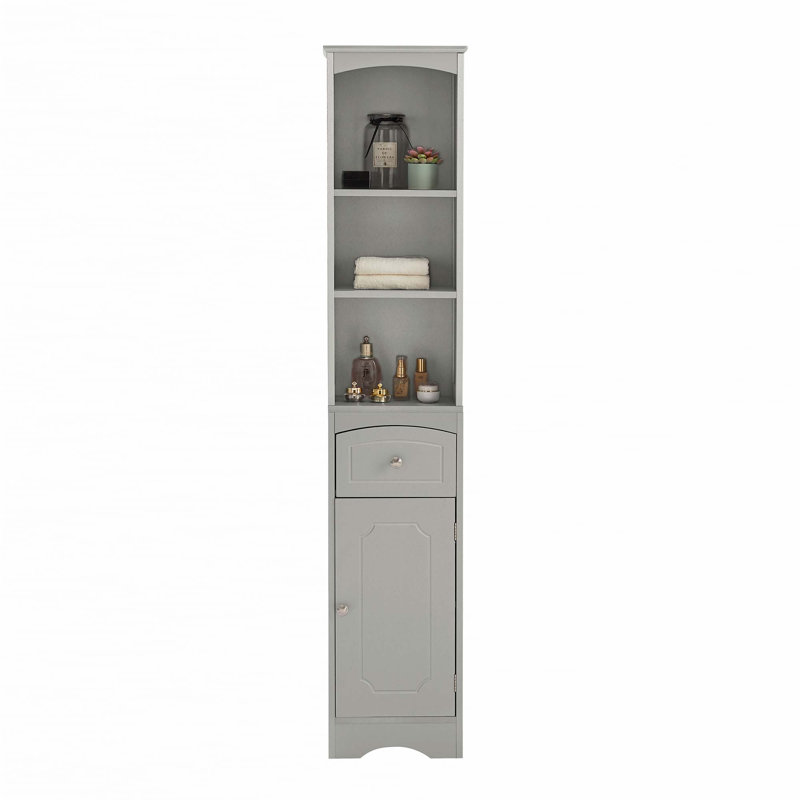 Grande armoire de salle de bain, Gris