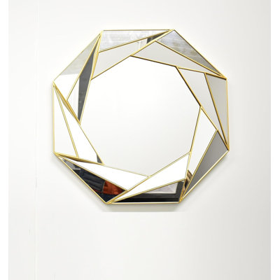 Glass Octagon Wall Mirror
