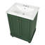 Meuble-lavabo simple 24 po avec comptoir en céramique 24 po-176210502