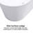 67'' x 31'' Freestanding Soaking Acrylic Bathtub