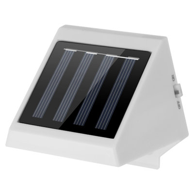 White Solar Powered Integrated LED