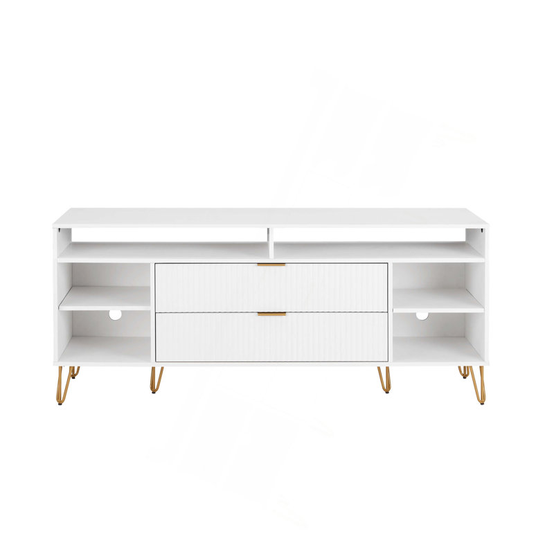 Meuble télé, Blanc