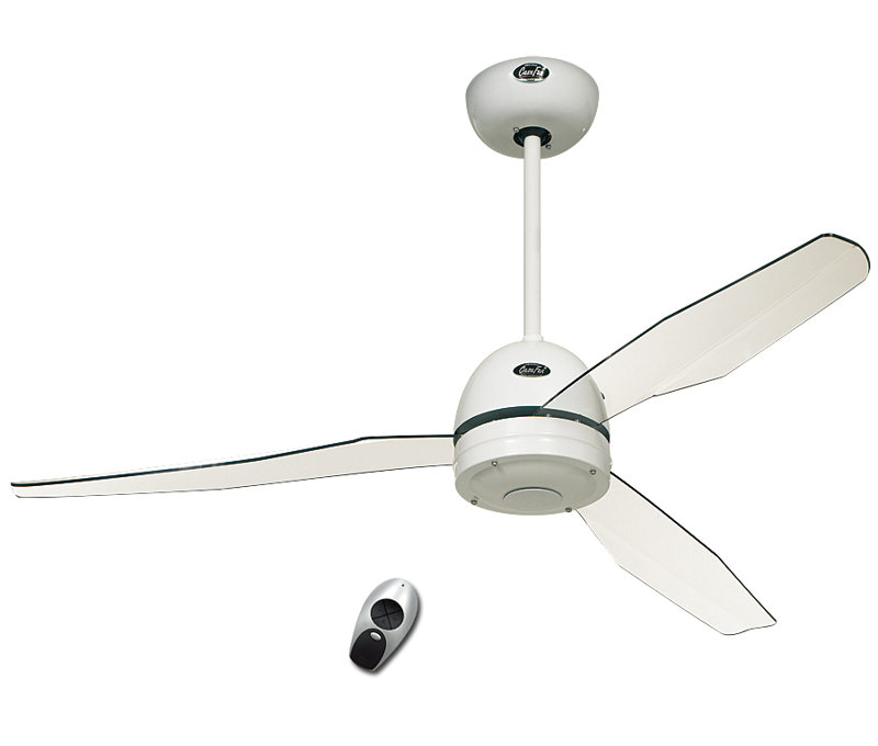 Chrisman 132cm Ceiling Fan, Lacquered White