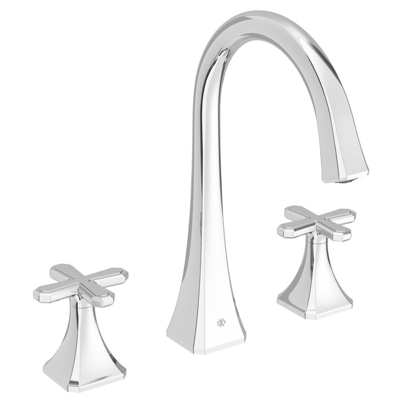 Belshire High Spout Widespread Bathroom Faucet, Polished Chrome