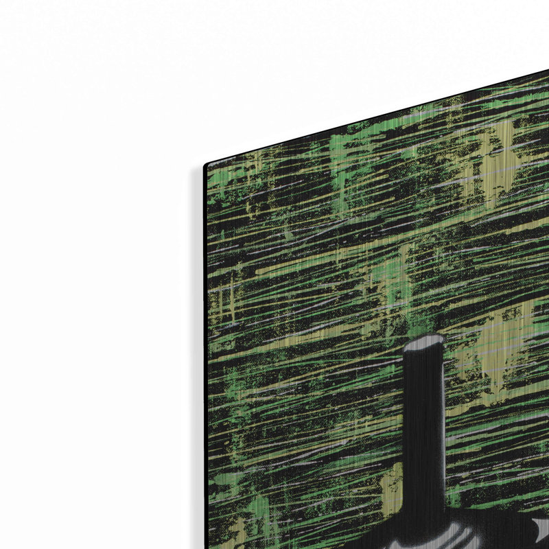 «Joystick» par Craig Snodgrass, Ebern Designs, art mural en métal, H 24 po x l 16 po