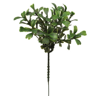 Ensemble de 2 branches de buis artificiel de 7 pouces de hauteur