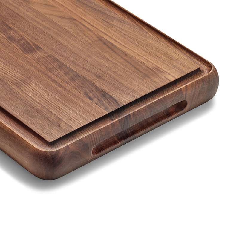 Caraway 17" Prep & Serve Butcher Block, 17 Inch, Walnut