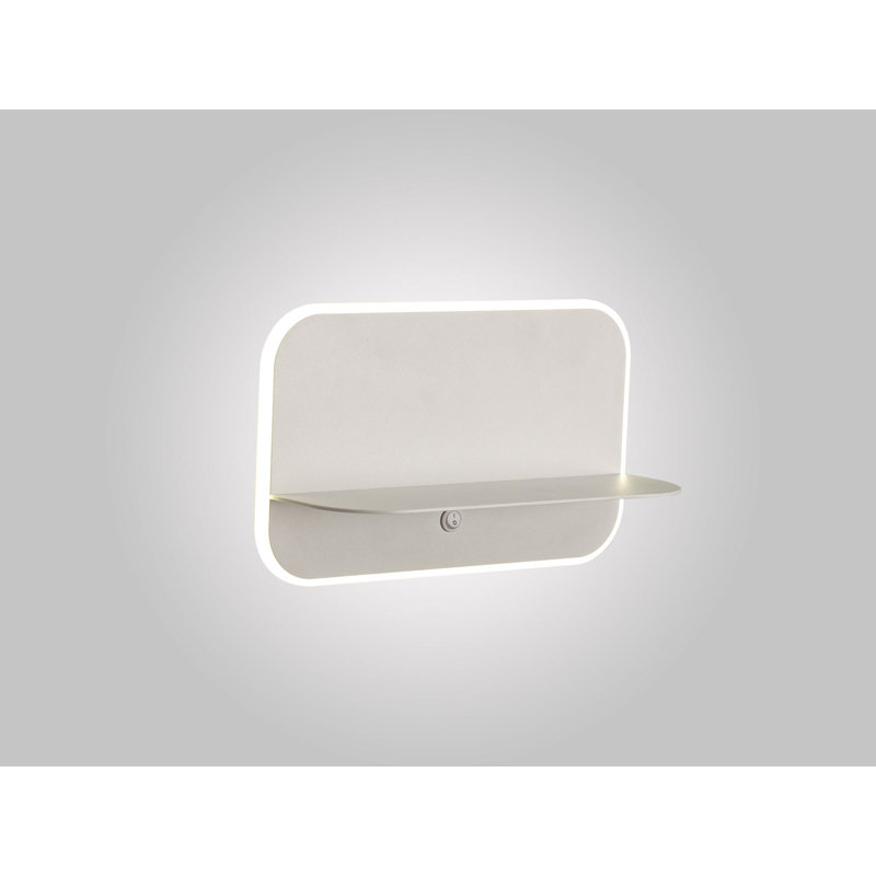 Lanzarote LED Flush Mounted Sconce, Matt White