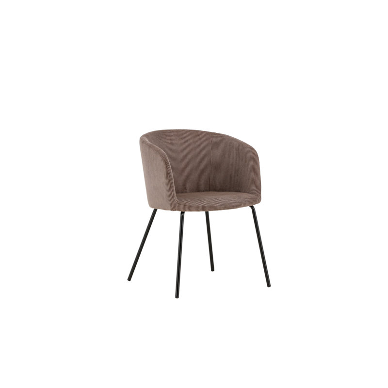 Guion 47cm H Polyester Upholstered Armchair, Brown