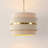 Abbington 3 - Light Brass Drum Pendant