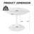 Rattan 4-piece Dining Set With 42" Round Table And Bow Back Chairs-1773746630
