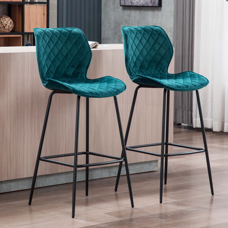 75cm Stool, Black, Atrovirens