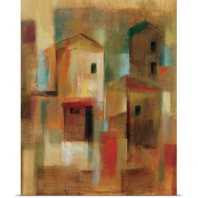 'Old Town Reminiscence I' by Silvia Vassileva Painting Print