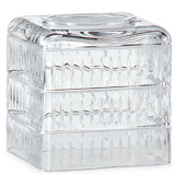 Gisele Glass Tissue Box Cover