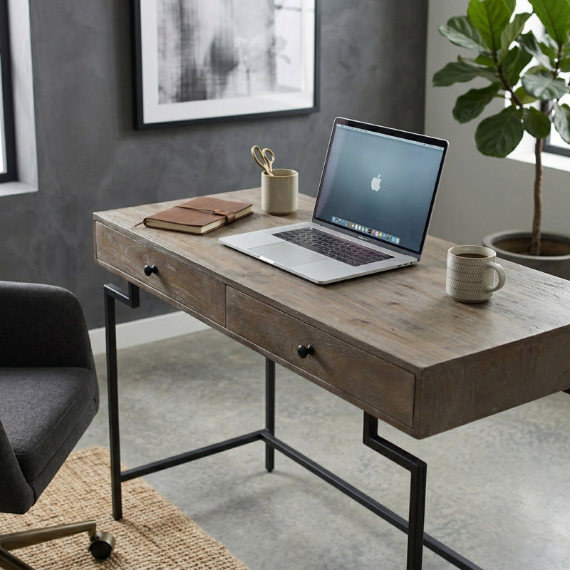Bureau en bois massif