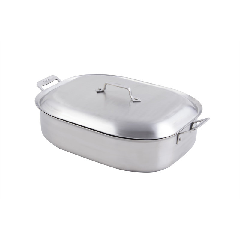 Four rond à couvercle 7 qt bon chef Cucina, Acier inoxydable
