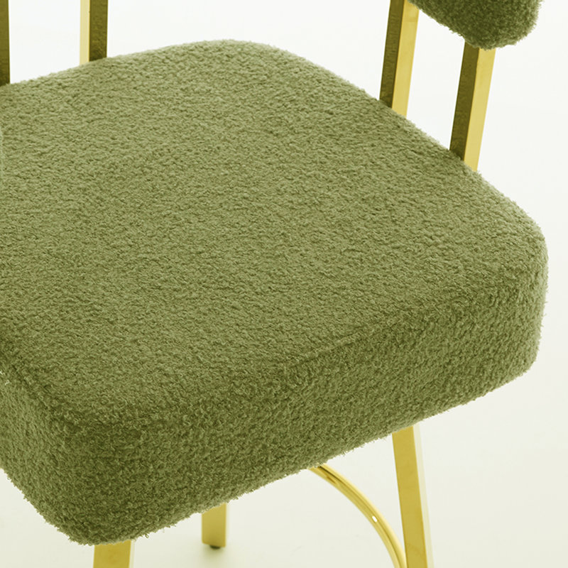 Tabouret de comptoir rembourré (ensemble de 2), Vert