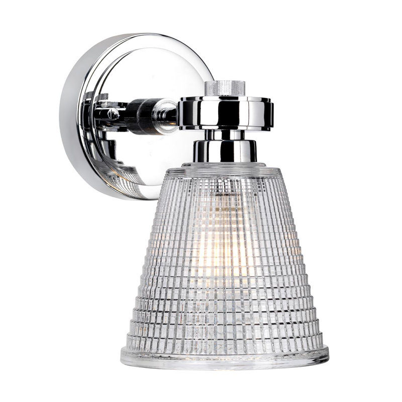 Gunnislake 1 Light Bath Sconce, Polished Chrome