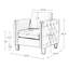 Fauteuil club capitonné de 83,31 cm de large Osbaldo-272235505