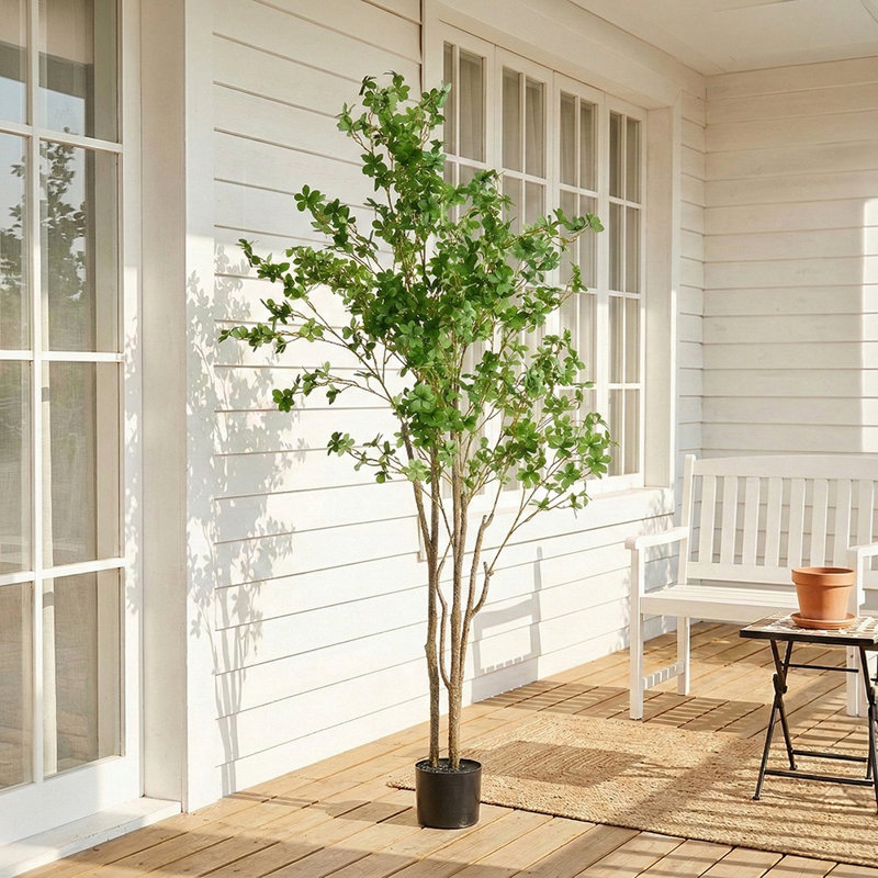 Faux Bonsai Tree in Pot, 180cm H x 71cm W x 71cm D