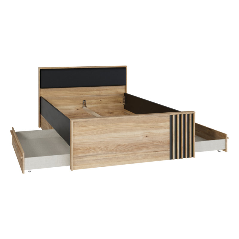 Drawers Bed Frame, Brown